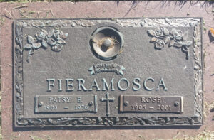 Fieramosca headstone in Glendale Cemetery