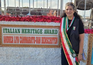 Andrea Lyn Cammarato-Van Benschoten, Nutley-Belleville Columbus Day Parade Heritage Award winner